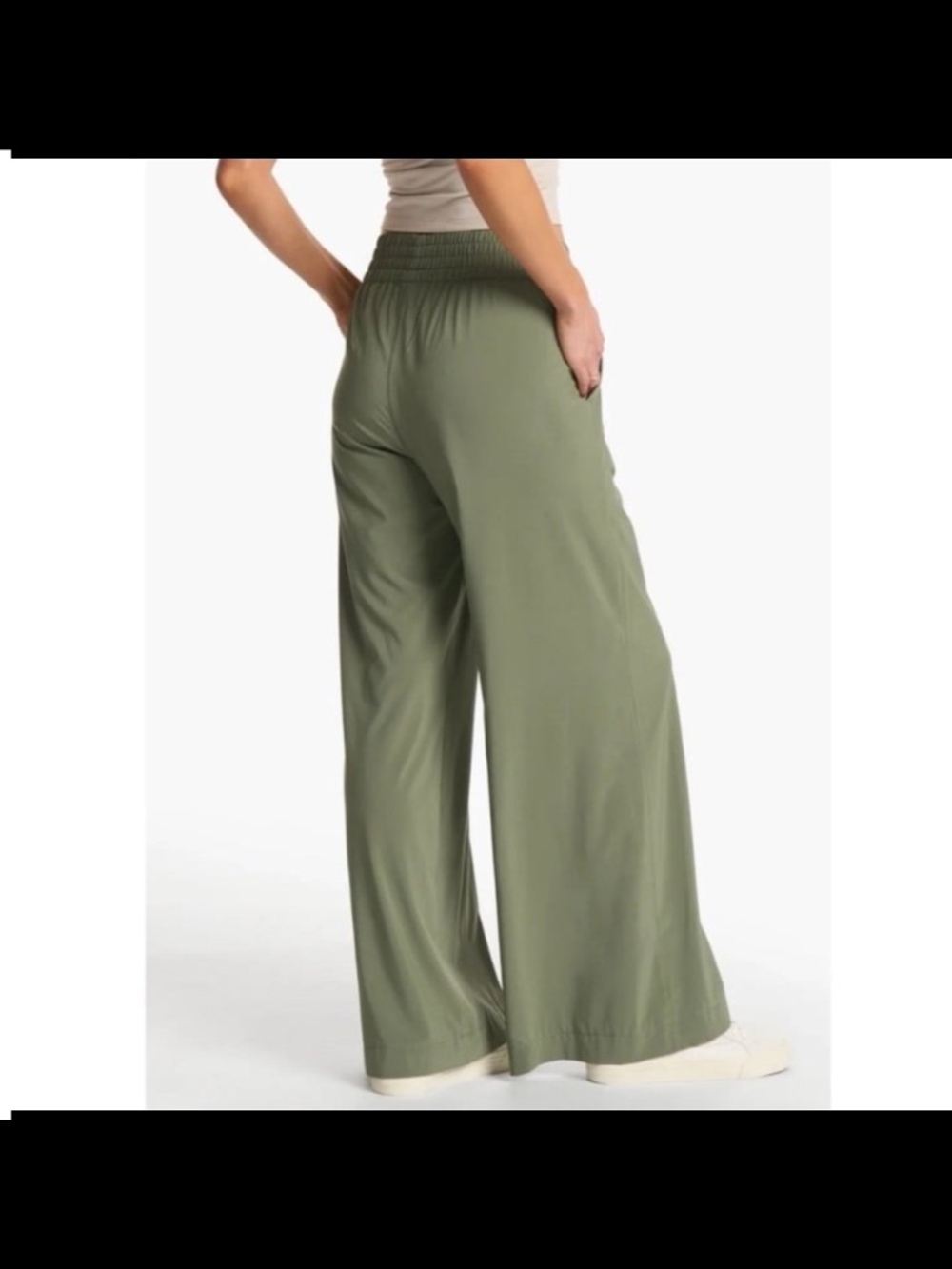 Vuori Villa Wideleg Pants Green Medium - Picture 4 of 9